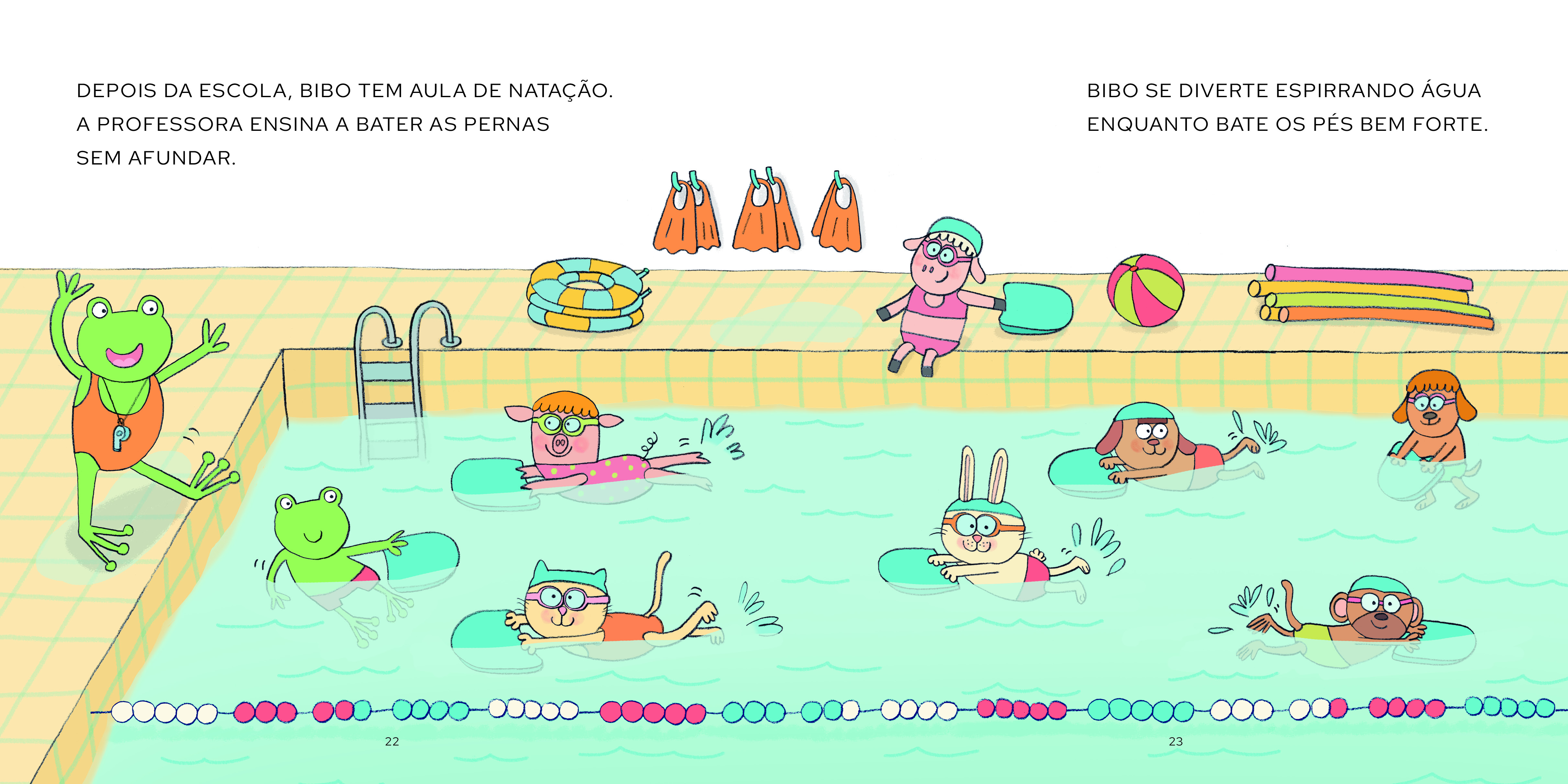 Ilustração de 'Bibo cresceu, mas só um pouquinho'